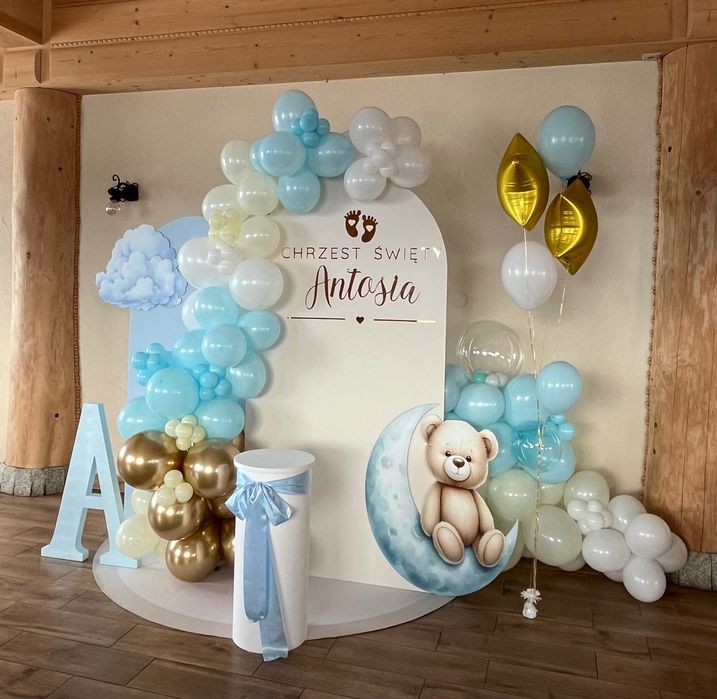 Ścianki balonowe, dekoracje balonowe