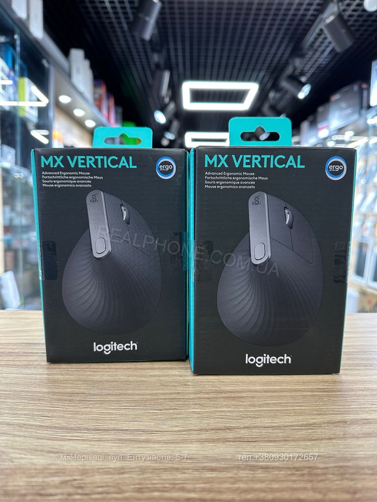 Миша Logitech MX Vertical Advanced Ergonomic Mouse Graphite