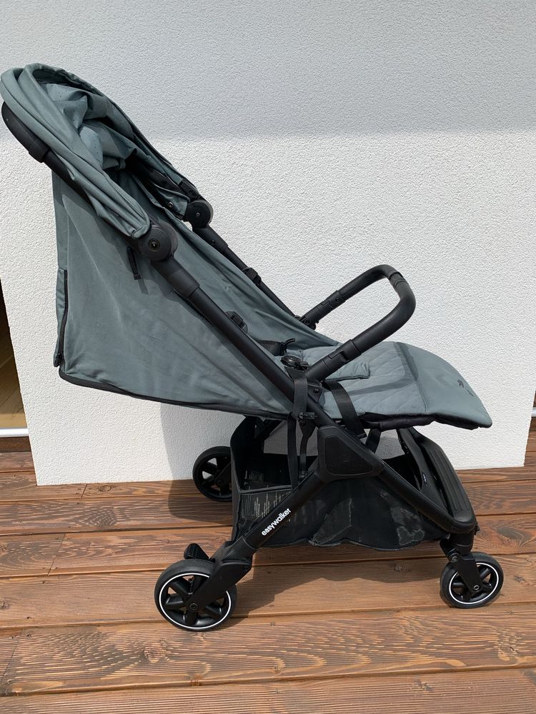 Easywalker Jackey samoskladający wozek spacerowy forest green jak now