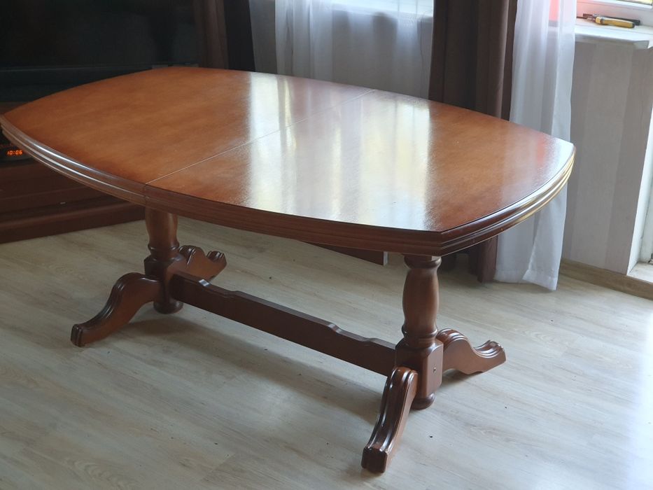 Stół duży 6-12 osób, rozsuwany (170-270 cm) lakierowany, jadalnia