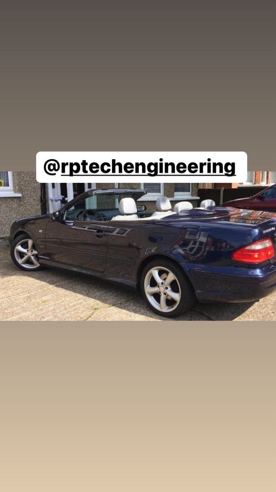 Mercedes CLK Cabrio W208 AMG para peças, Capota em estado novo