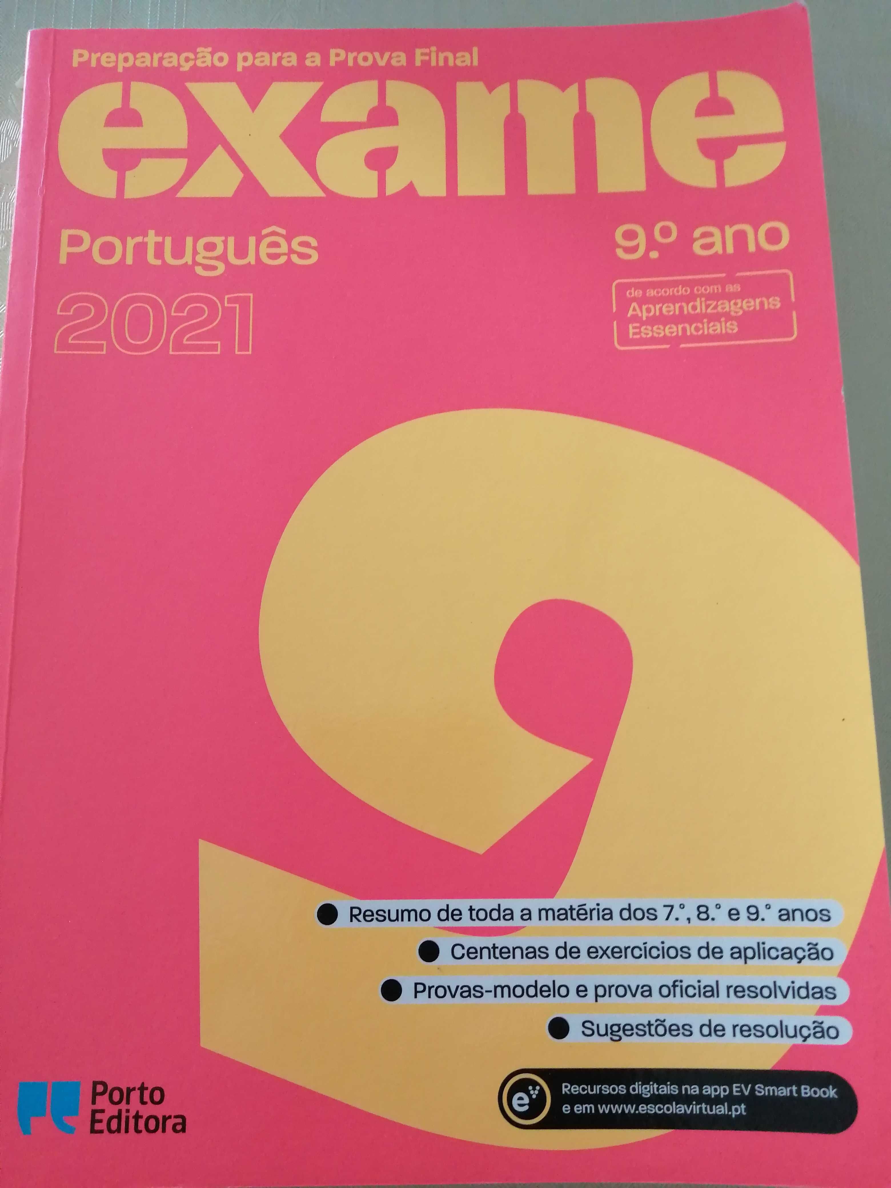 Preparação exame português 9ano 2021 Porto editora