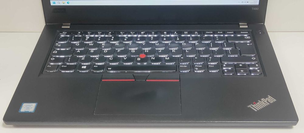 Laptop Lenovo T480 Intel i7-8650u 8GB-D4 SSD-256 14" IPS Win11 Lublin