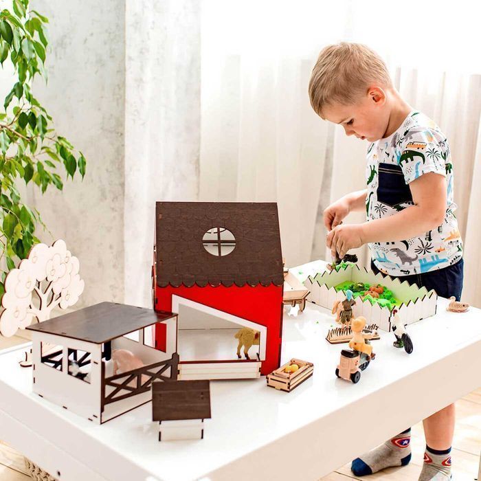 NEW! ФЕРМА для тварин шляйх для животных кукольный домик кукол лол lol