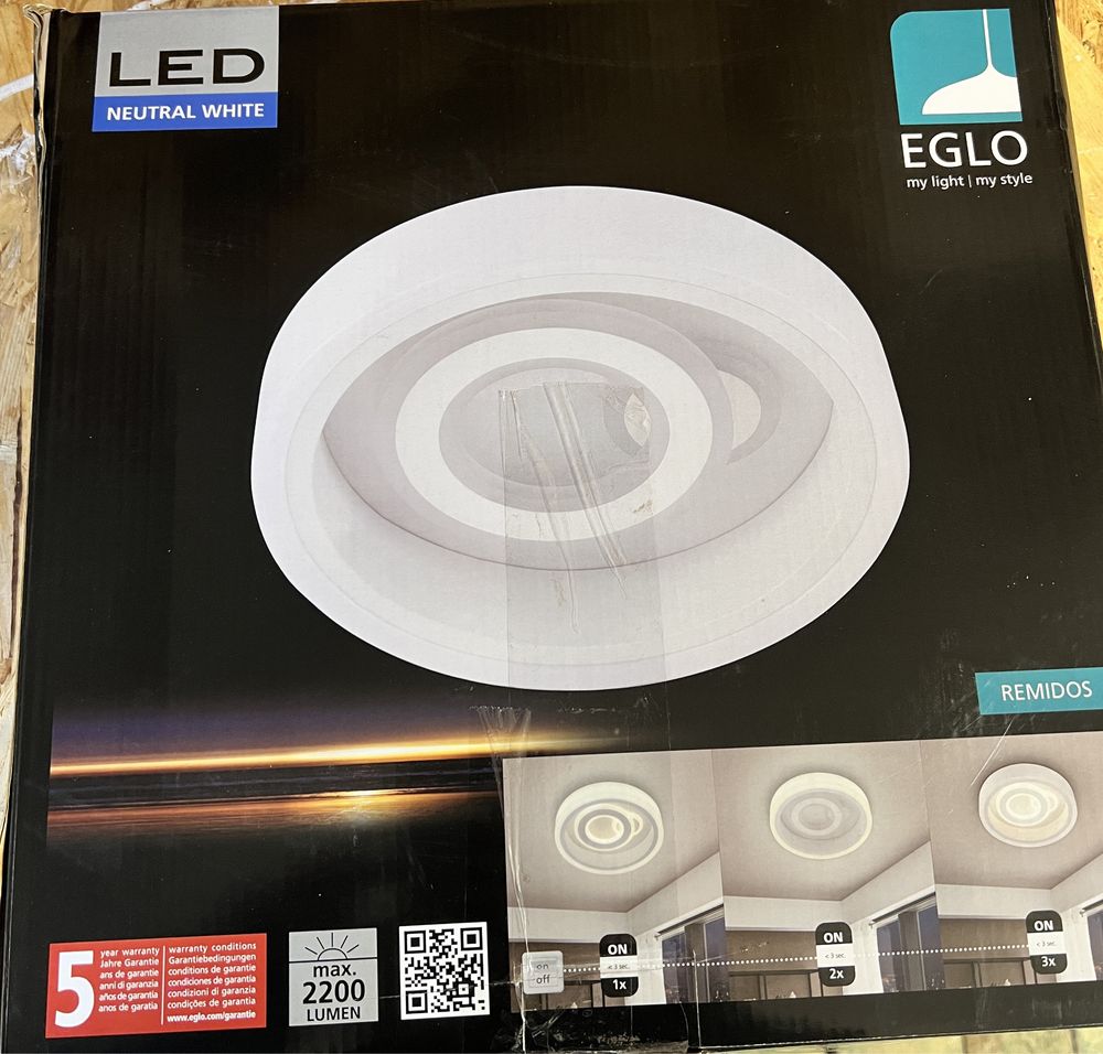 Eglo Remidos plafon led lampa