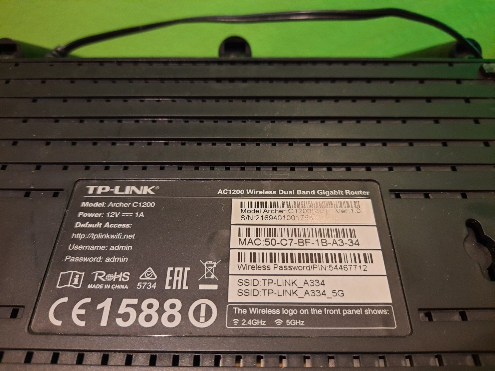 Router WiFi TP-Link Archer AC1200 dwuzakresowy 2.4GHz 5GHz