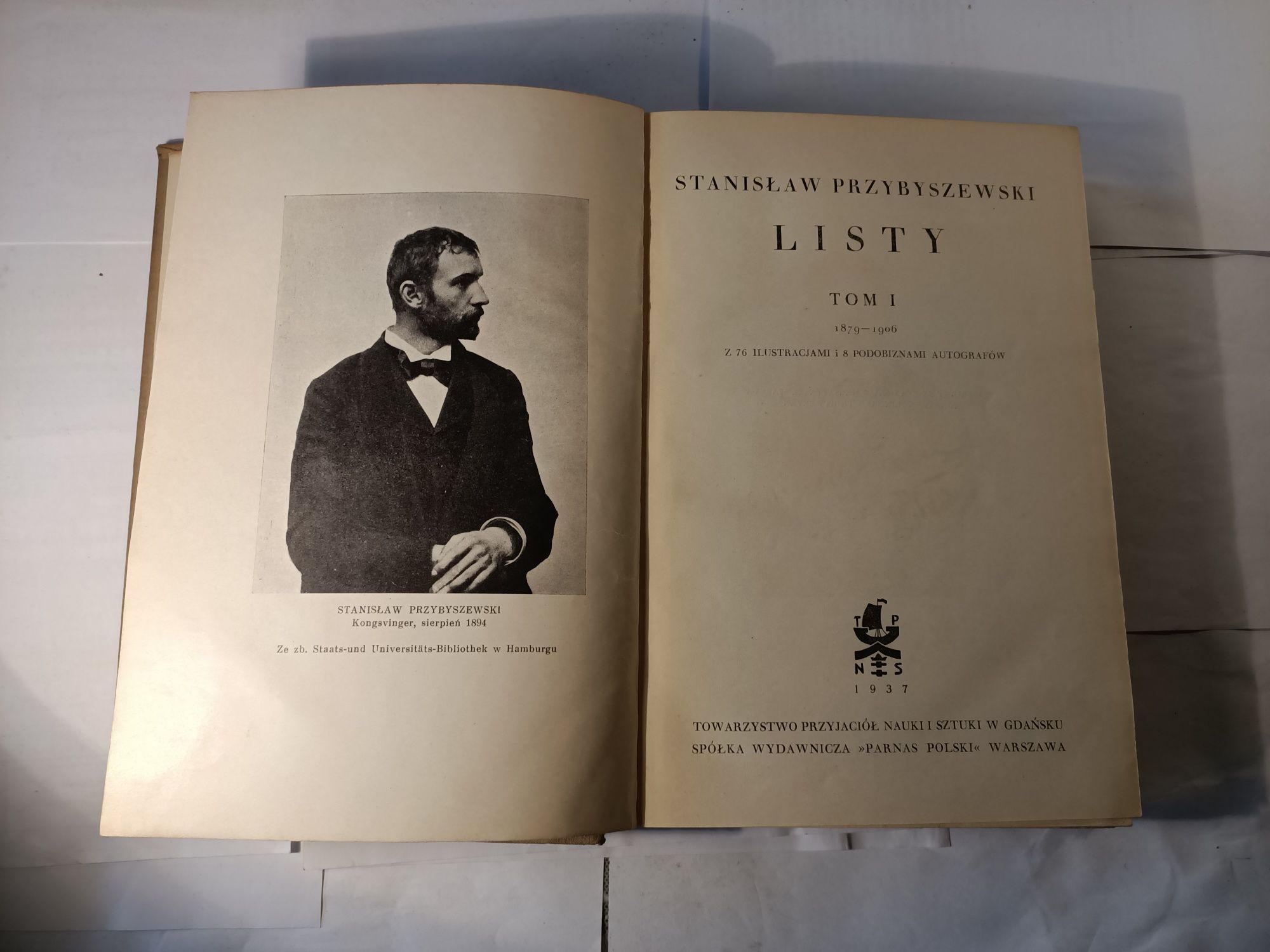 Stare wydanie "Listy" Stanisława Przybyszewskiego