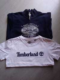 Conjunto casaco e t shirt Timberland tamanho 5 - 108cm