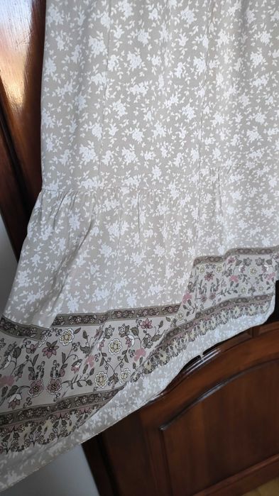 Spódnica maxi z wiskozy Italy Moda w drobne kwiaty