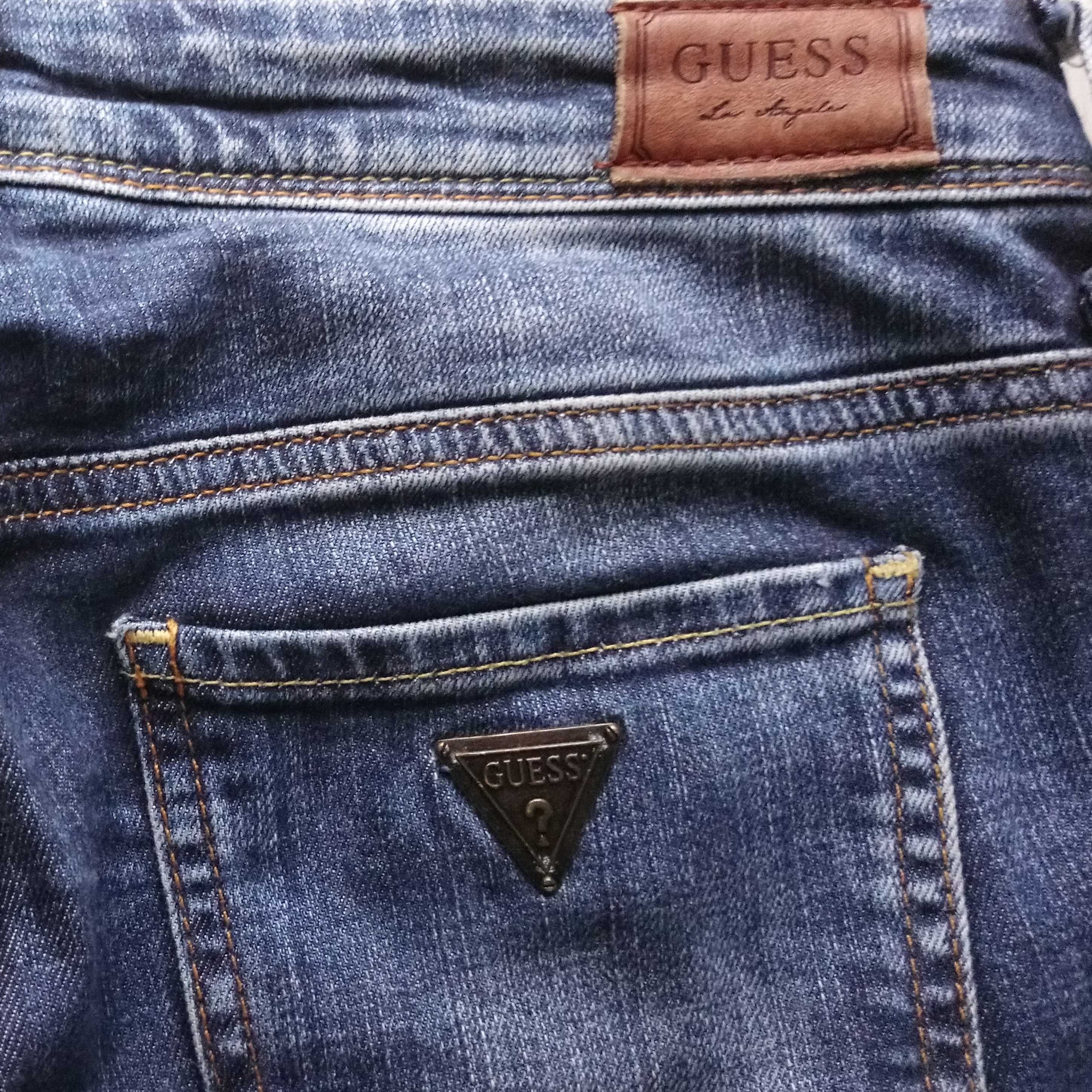 Piękne damskie spodnie jeansowe jeans GUESS rozmiar L W28