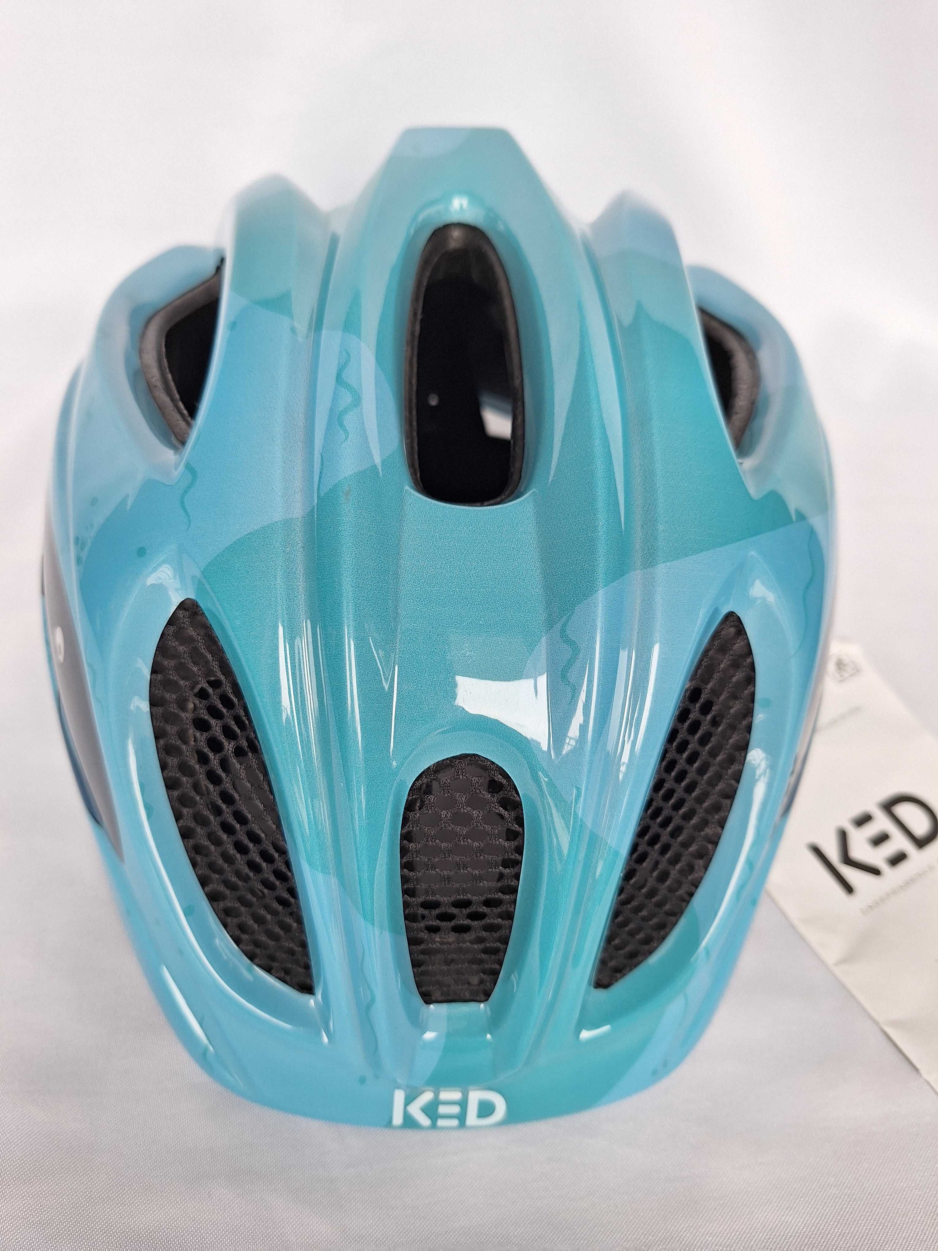 Kask rowerowy dziecięcy Ked Meggy II Trend Whale S/M 49-53cm