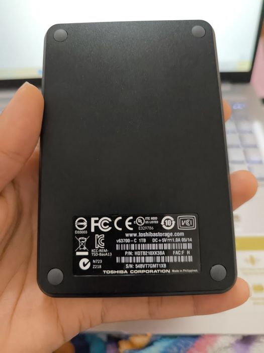 HD externo Toshiba 1 TB