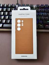 Etui Leather Case do Galaxy S23 Ultra kolor brązowy 
w kolorze brązowy