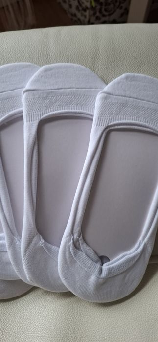 5 meias "pezinhos" brancas NOVAS 43/47