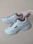 Buty sportowe, sneakersy białe damskie Fila rozm. 38, gruba podeszwa