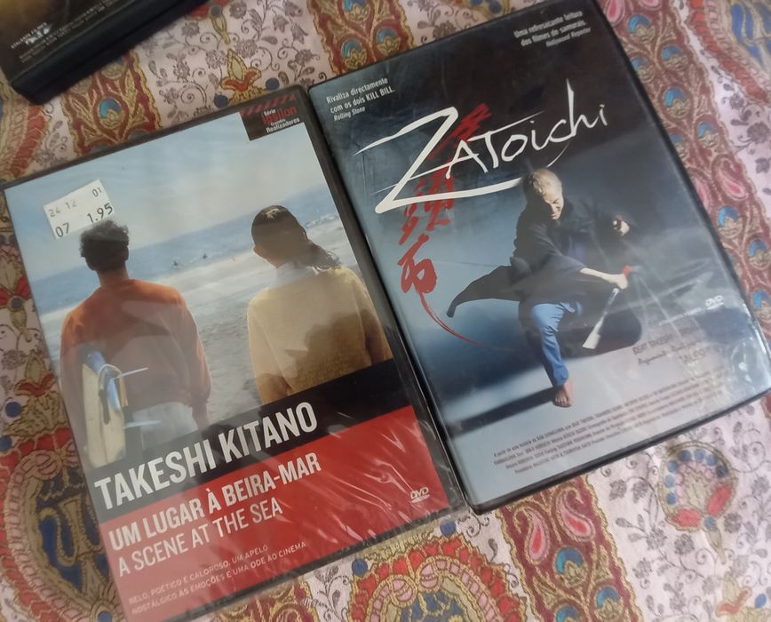 Dois dvds filmes de Takeshi Kitano