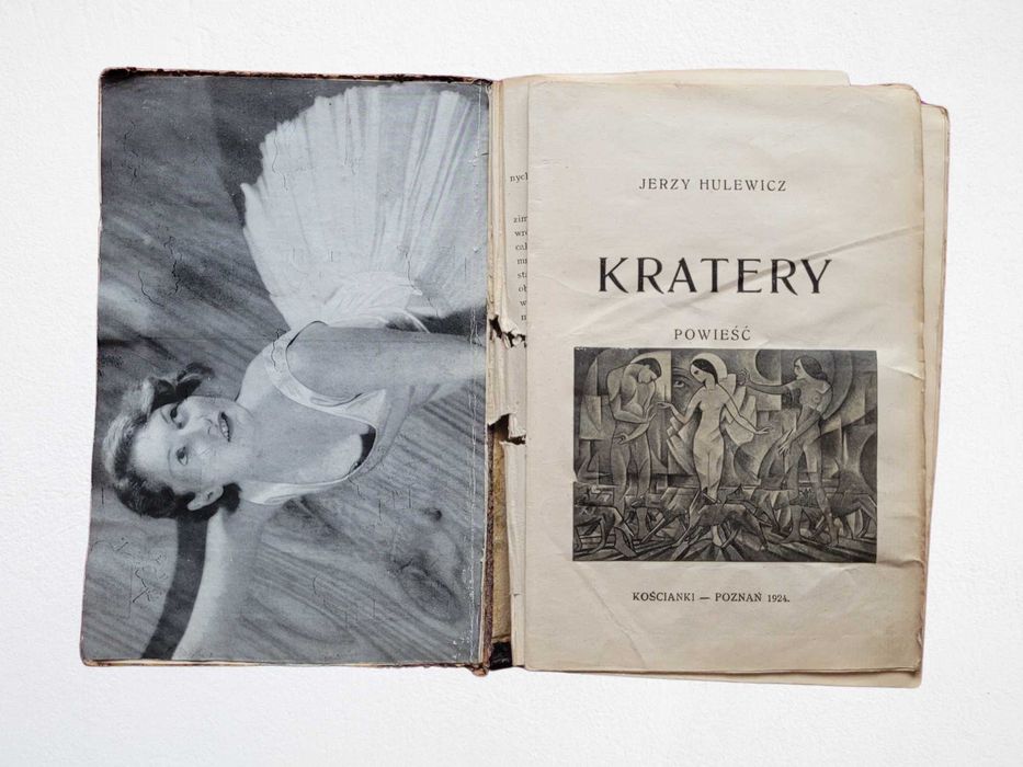 Kratery - Jerzy Hulewicz - 1924 - Książka unikat