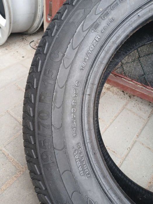 2x używane opony letnie 195/70 R15C do busa GWARANCJA możliwy montaż
