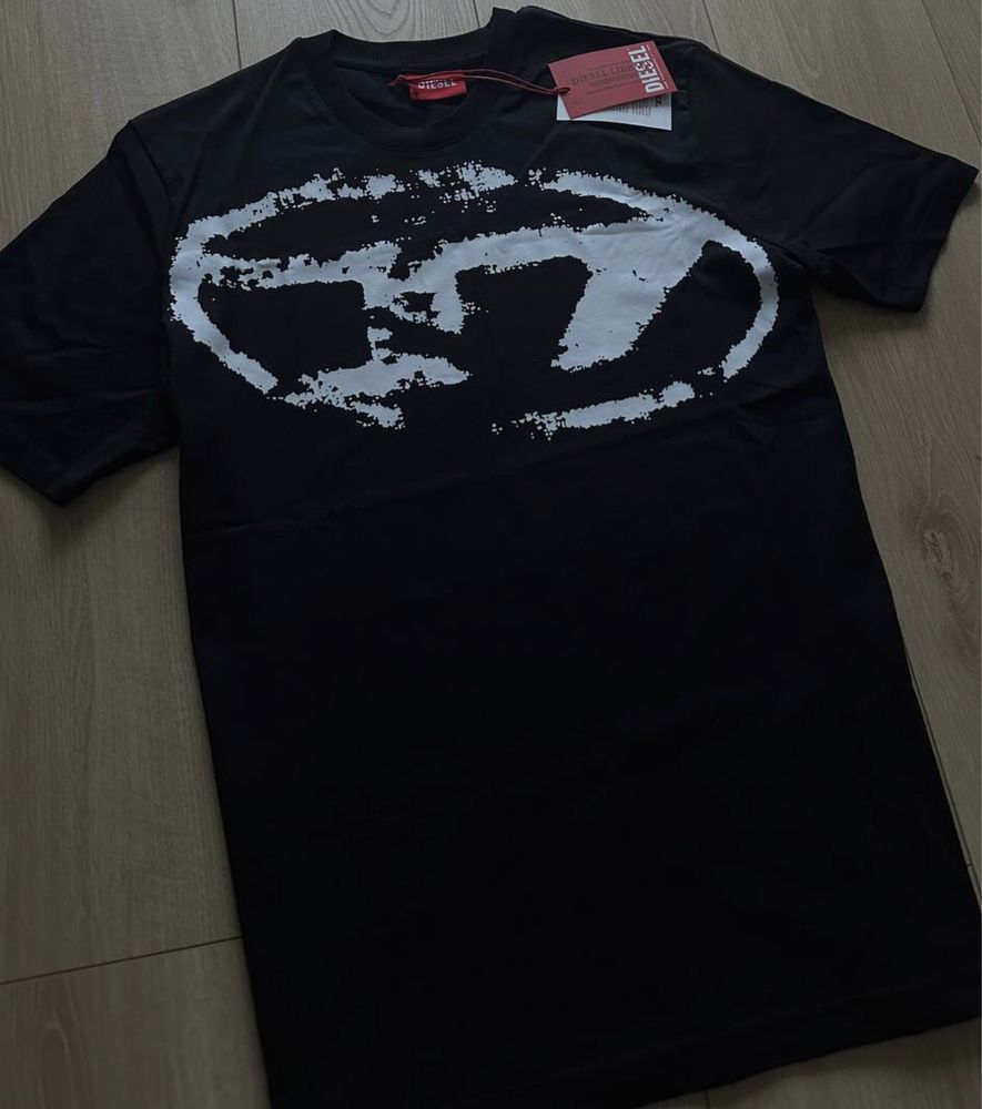 Мужская футболка Diesel черная дизель Отличный подарок для мужчины