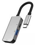 Hub USB C Porty danych Mysz PD87W Skanery Klawiatura Laptop Aluminium