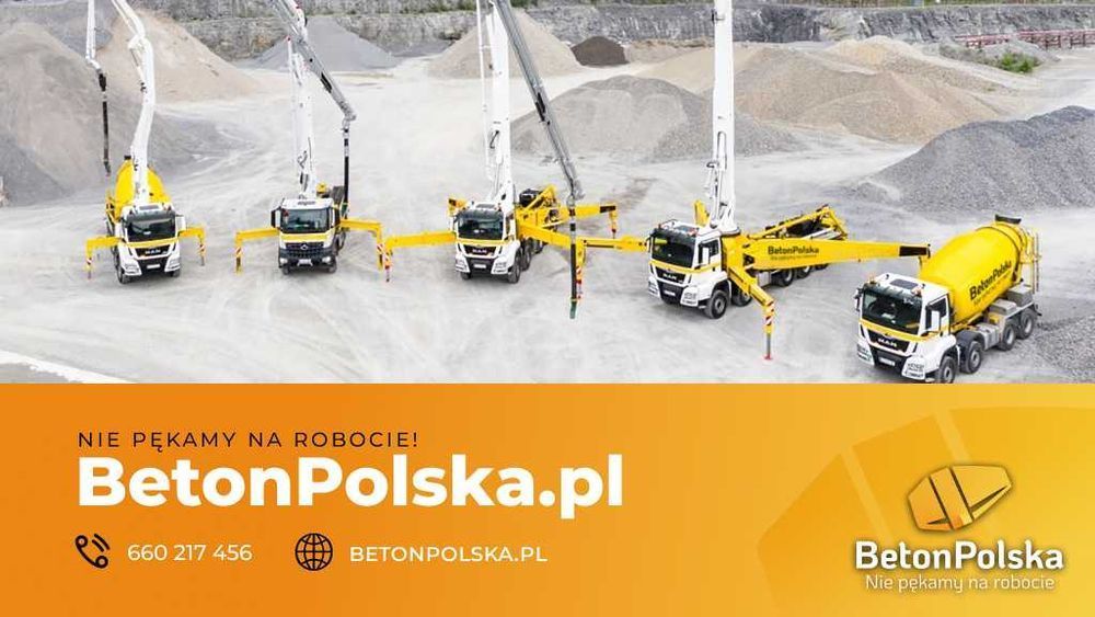 Beton towarowy B20 B25 C16 C20 C25 Betoniarnia POLSKA pompogruszka