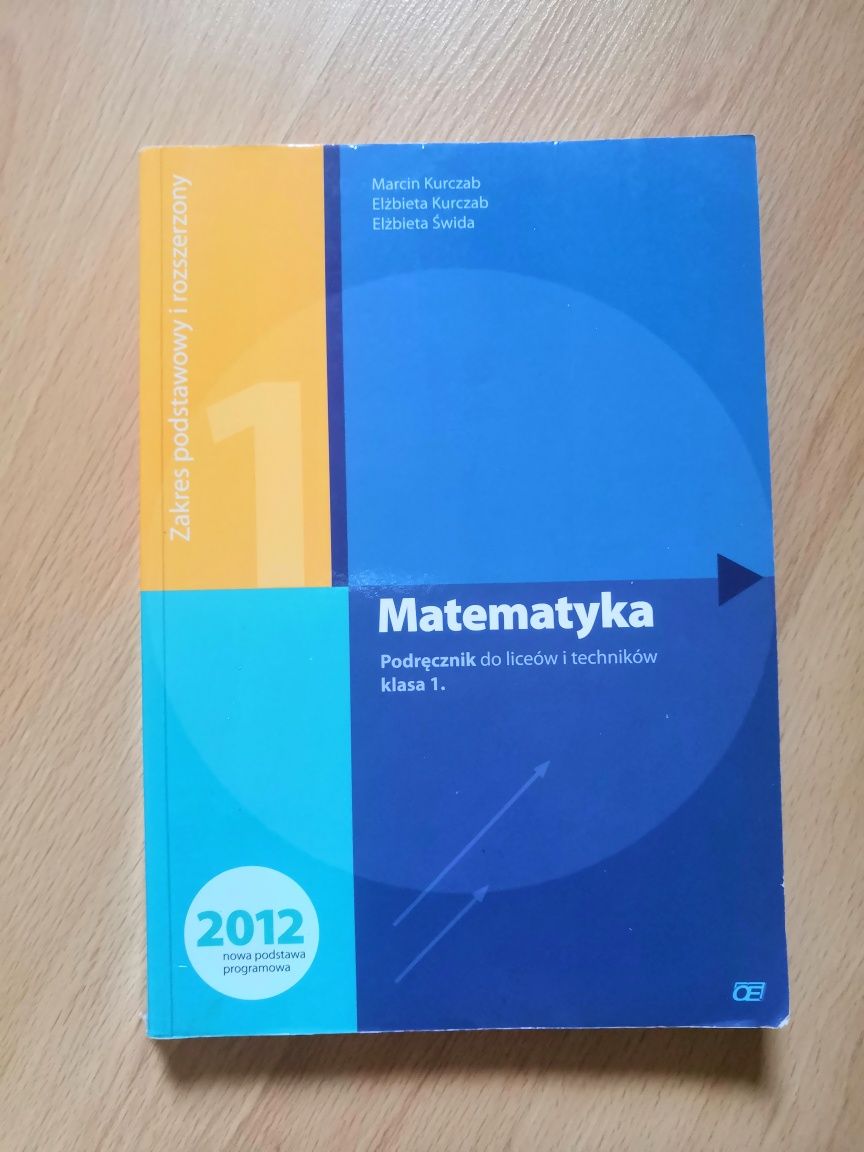 Matematyka 1 podręcznik  Pazdro Kurczab