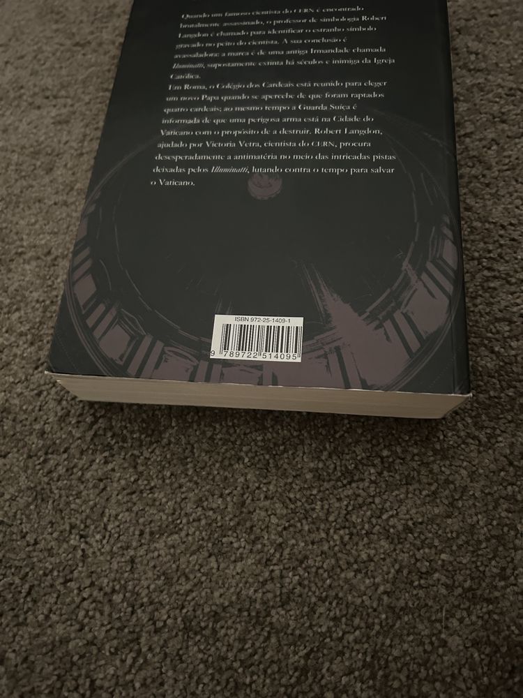 Livro Anjos e Demónios