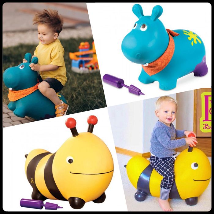 Пригун фірми Battat попригун Бджола та гіпопотам прыгун пчела