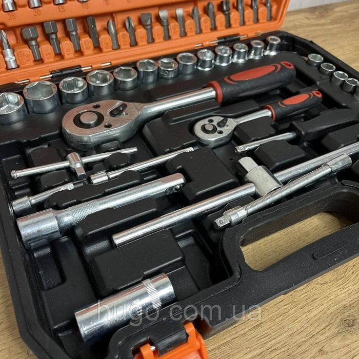 Набор авто инструментов в кейсе, 78 головок, бит, ключей Профессионал!