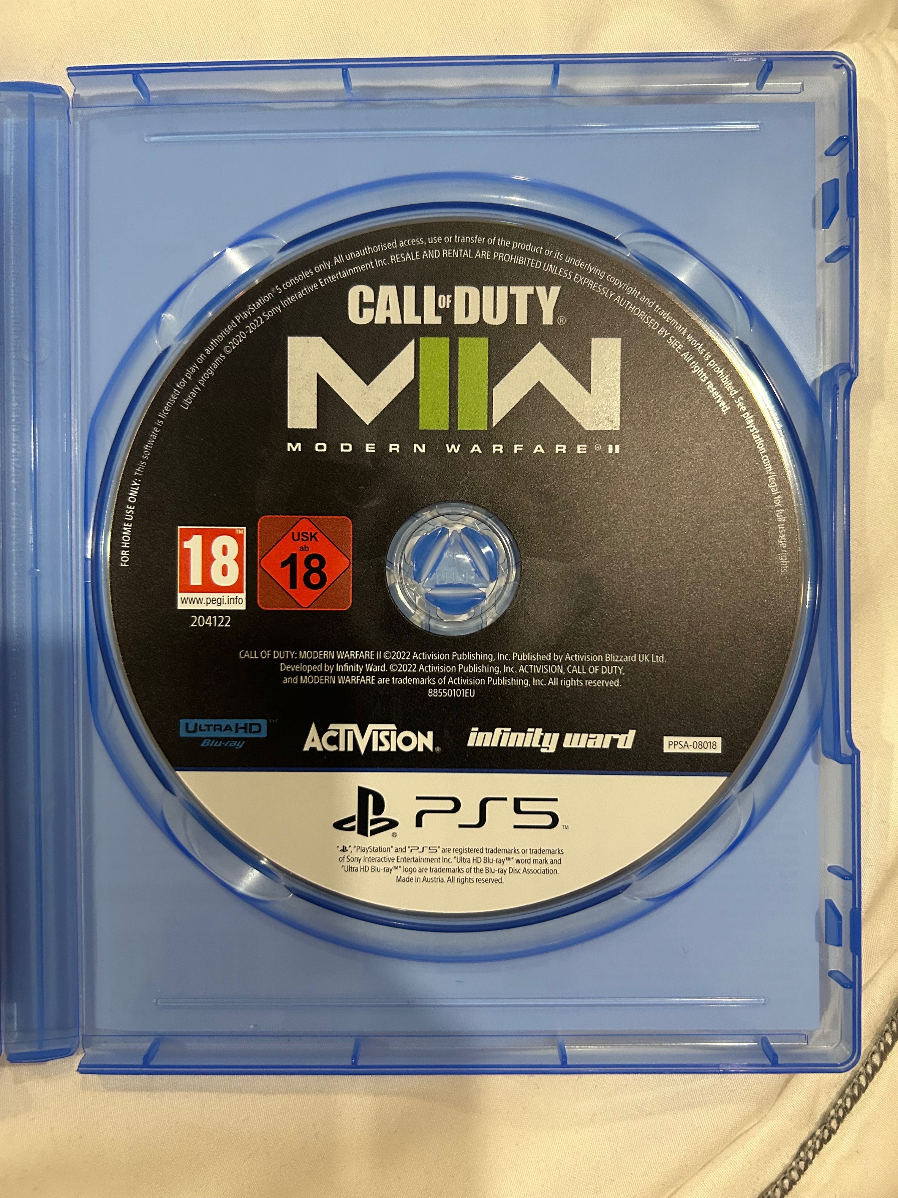 Jogo FC24 e Call of duty MW ll PS5