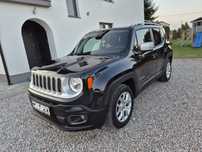 JEEP RENEGADE Limited 1.4 TURBO 140KM +GAZ LPG/ 100tys km/ 2018/ PL