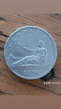 5 pesetas 1870 pela melhor oferta