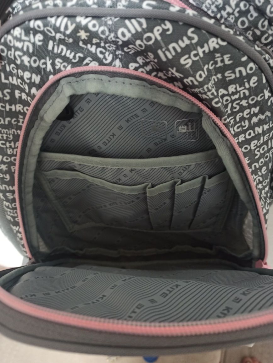 Рюкзак в комплекте KITE Snхoopy SN21-8001M,Сумка для обуви Kite 601L