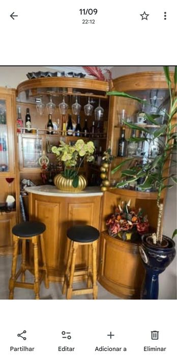 Móvel bar cerejeira