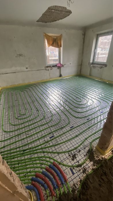 Механізона стяжка підлог/стяжка пола/ полусухая стяжка/ стяжка