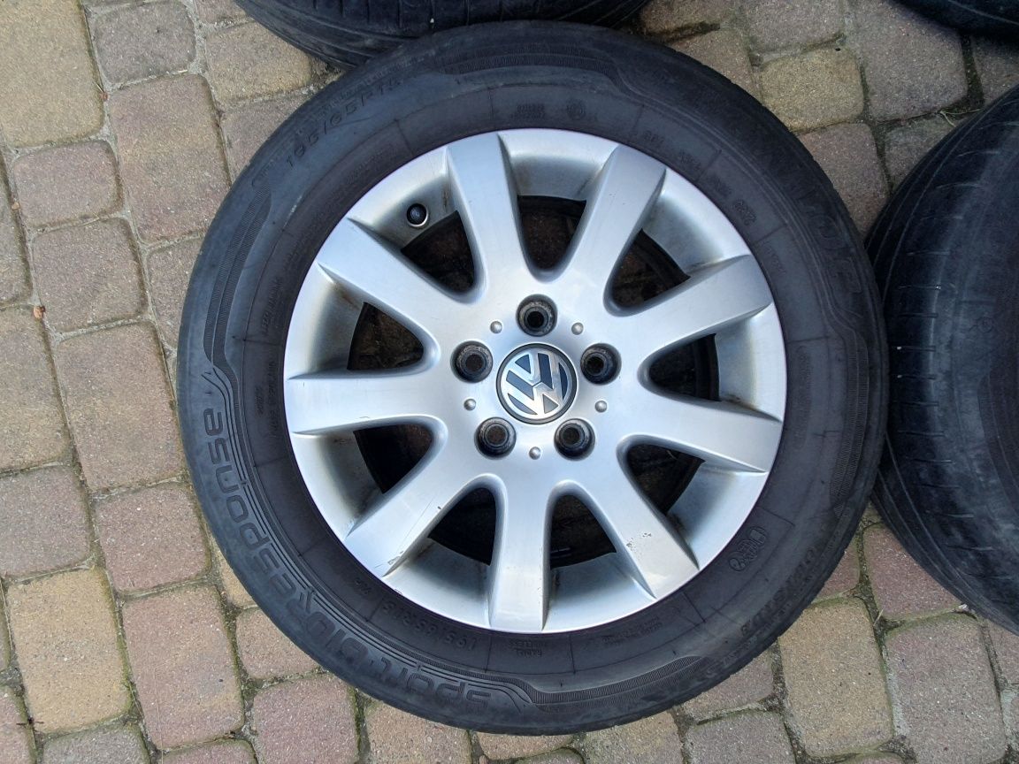 Oryginalne Felgi 15" Vw Golf 5 6 Touran 5x112 ET50