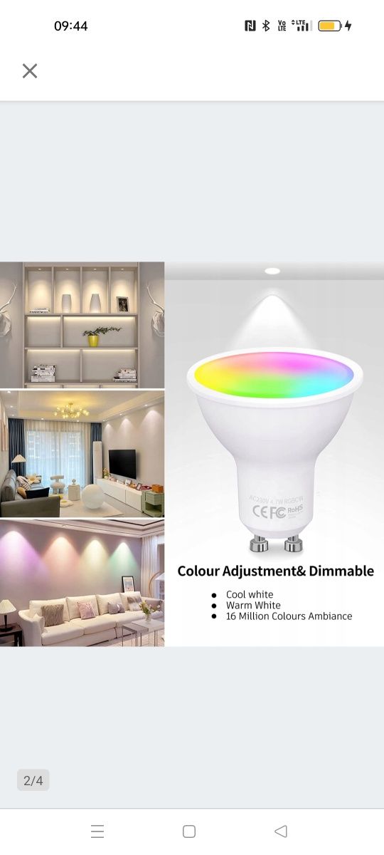 Żarówki WiFi Smart LED