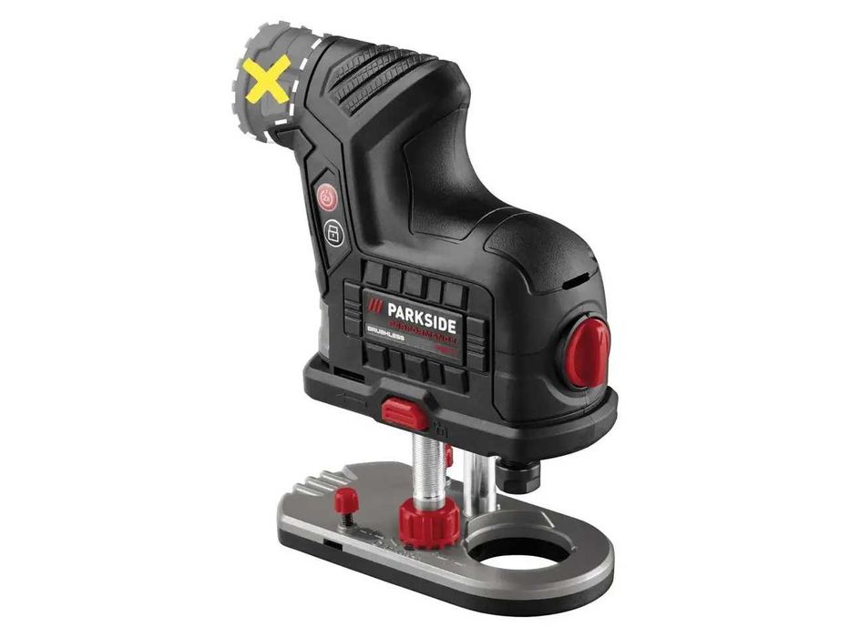NEW! Акумуляторний безщітковий фрезер Parkside PPAKF 12 A1 + 6 фрез