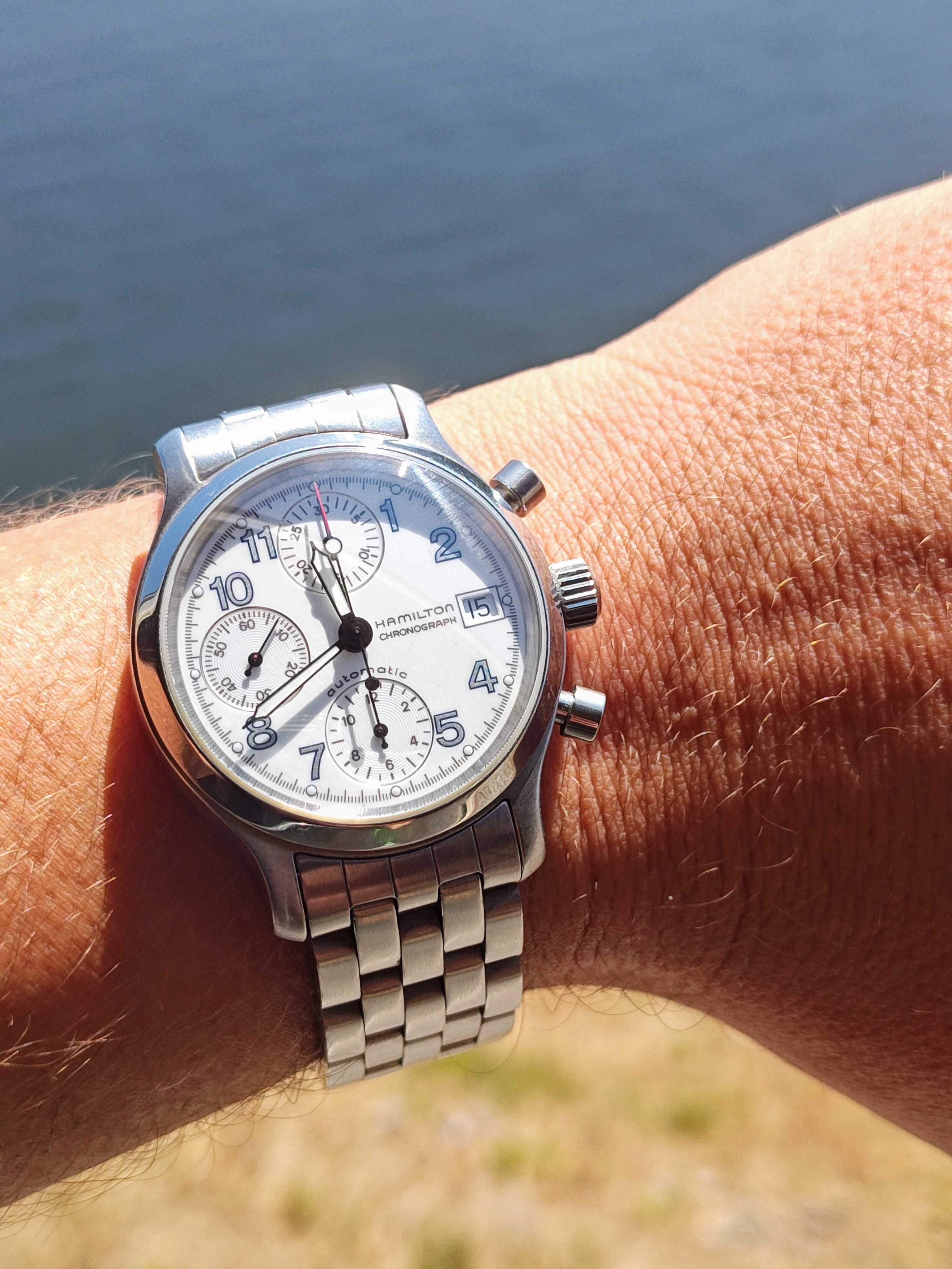 Hamilton 3830 36mm chronograph Valjoux ETA 7750