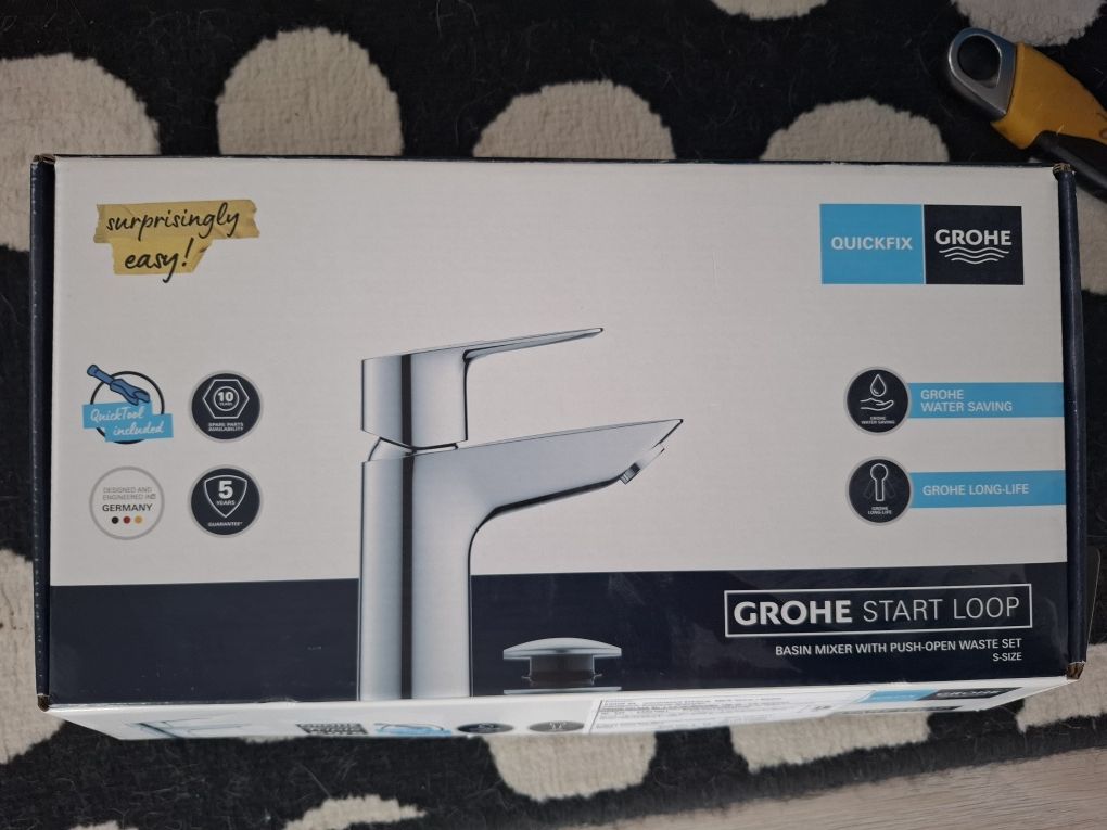 Hans Grohe quick fix  bateria umywalkowa
