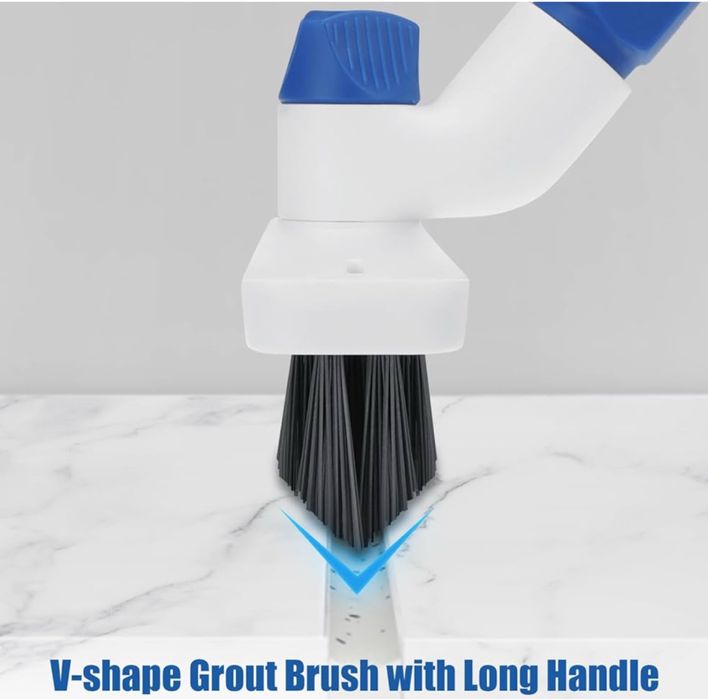 Qaestfy Szczotka do czyszczenia podłóg z długim uchwytem 140cm