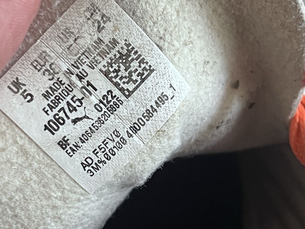 Сороконіжки Puma 37 розмір оригінал