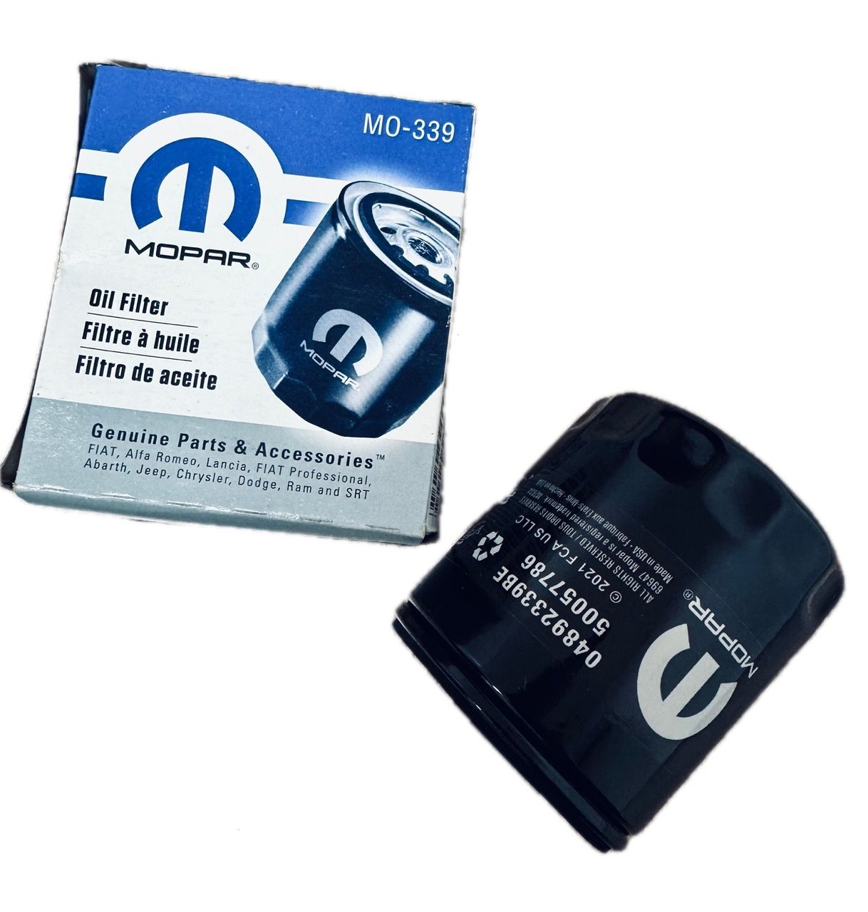 Filtr oleju Alfa Romeo Tonale Stelvio Giulia benzyna Oryginał Mopar