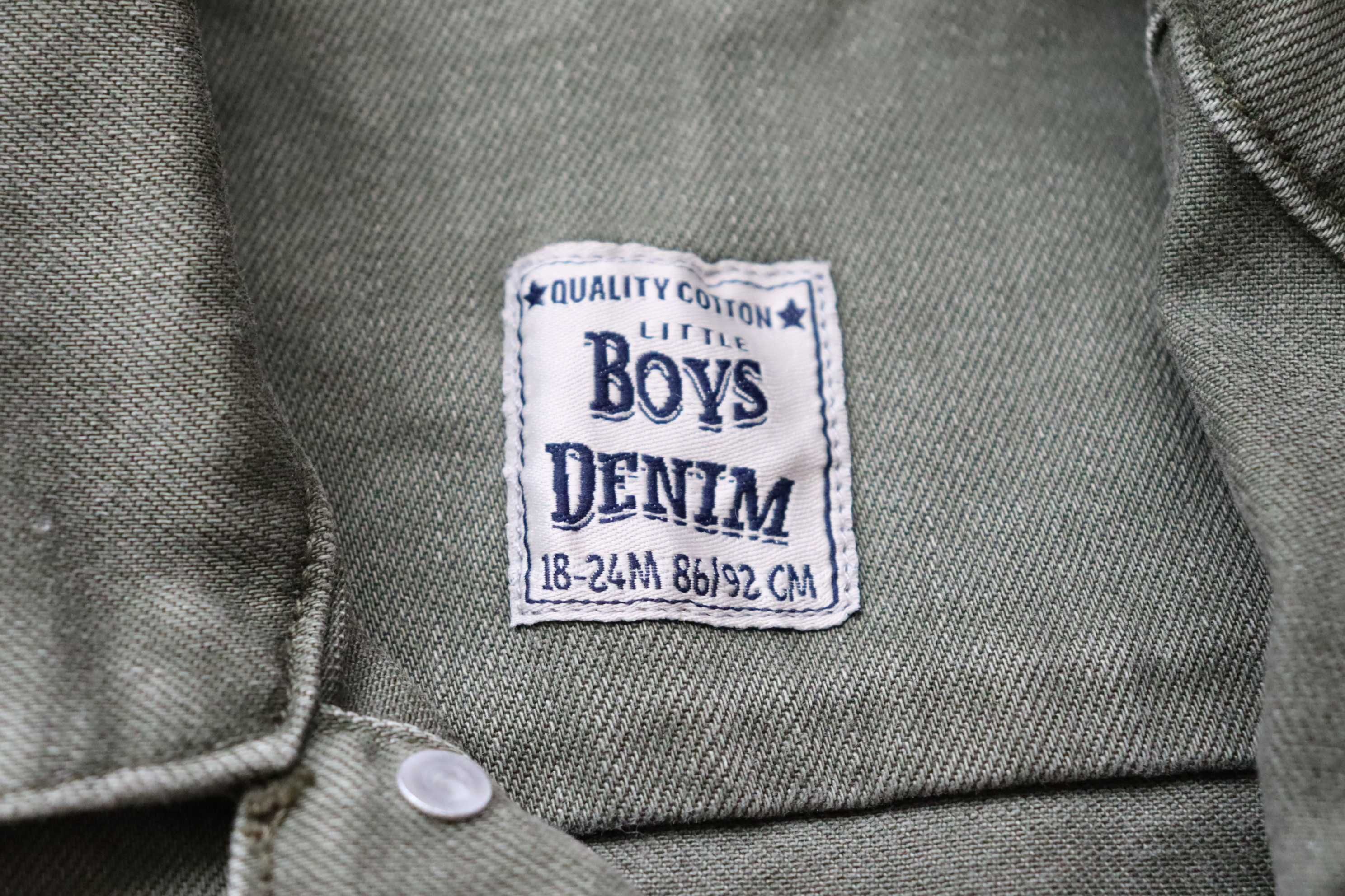 Джинсовка кольору хакі для дівчинки чи хлопчика, джинсова куртка