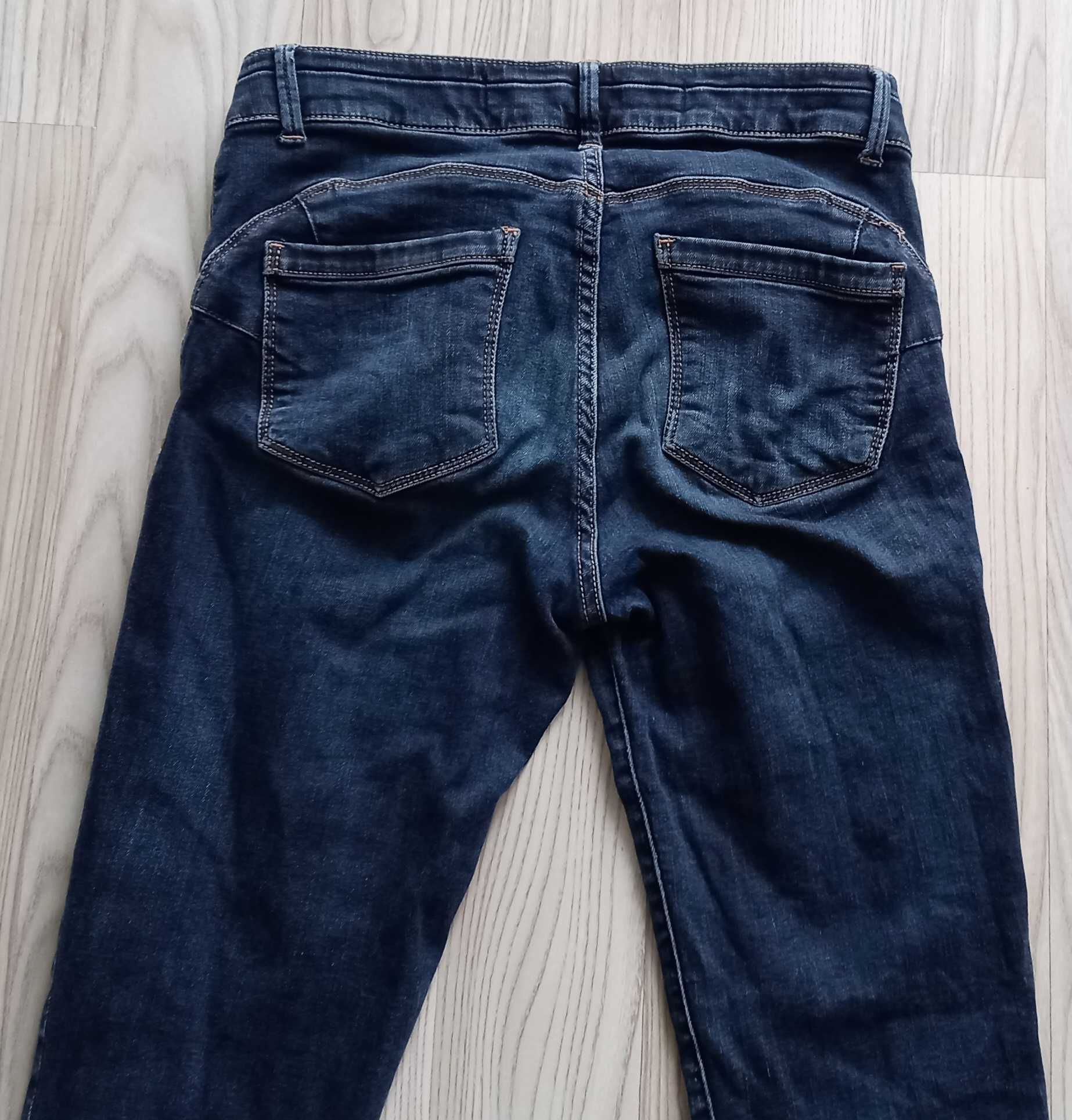 Spodnie jeansowe jeansy dżinsy Next Skinny 10R 36 S