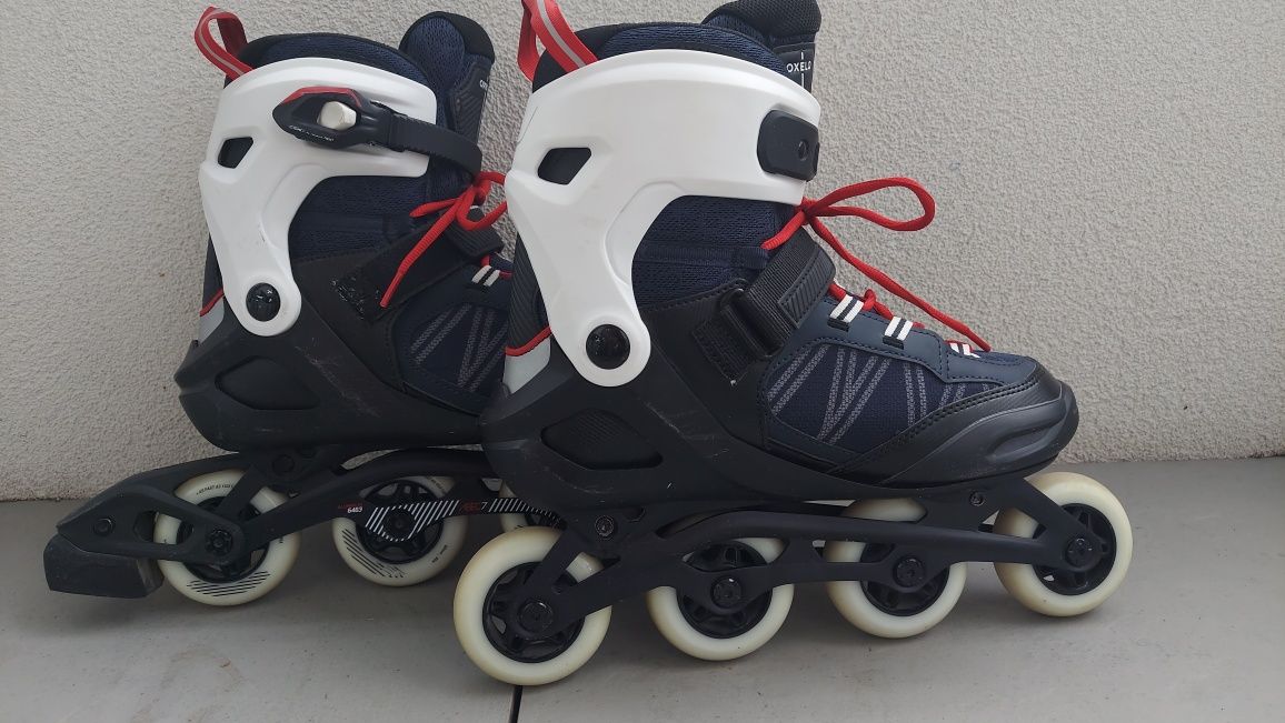 Rolki Oxelo FIT500 Roz. 45/28,5 cm. Stan bardzo dobry.