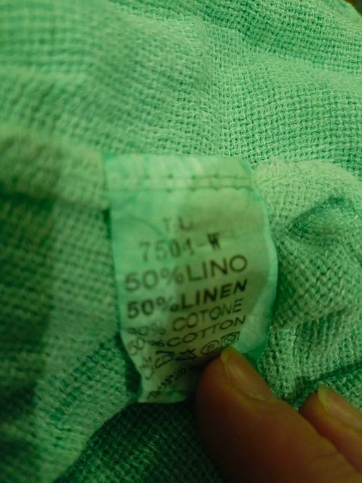 Zielona bluzka z krótkim rękawem 46/48