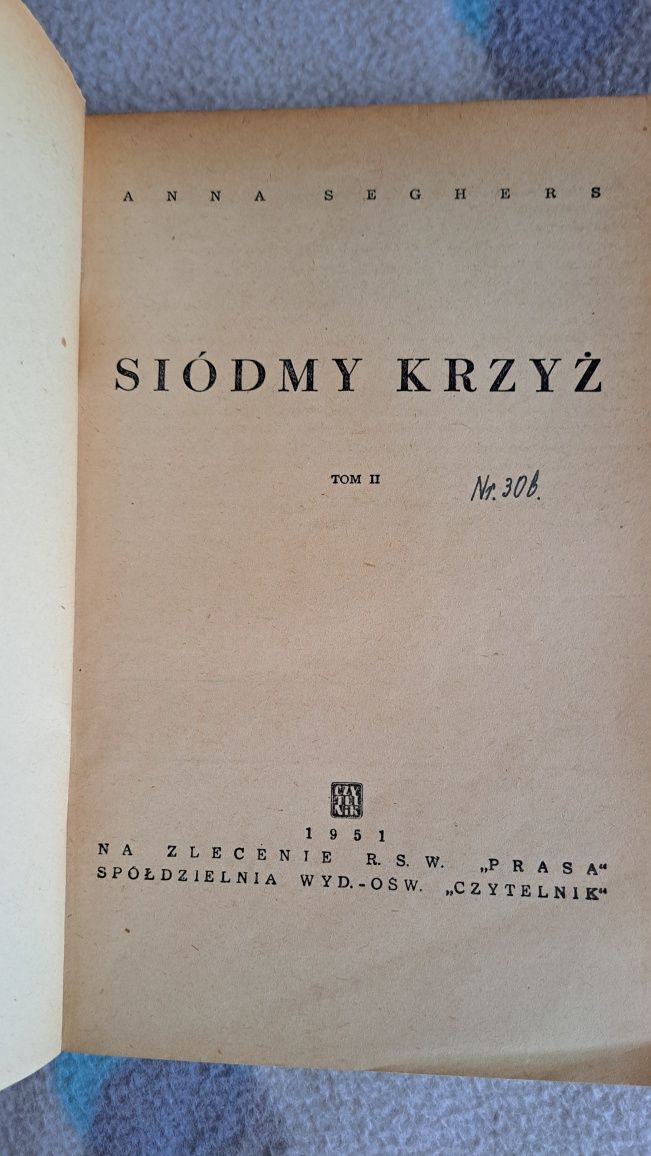 Powieść Anny Seghers " Siódmy krzyż"