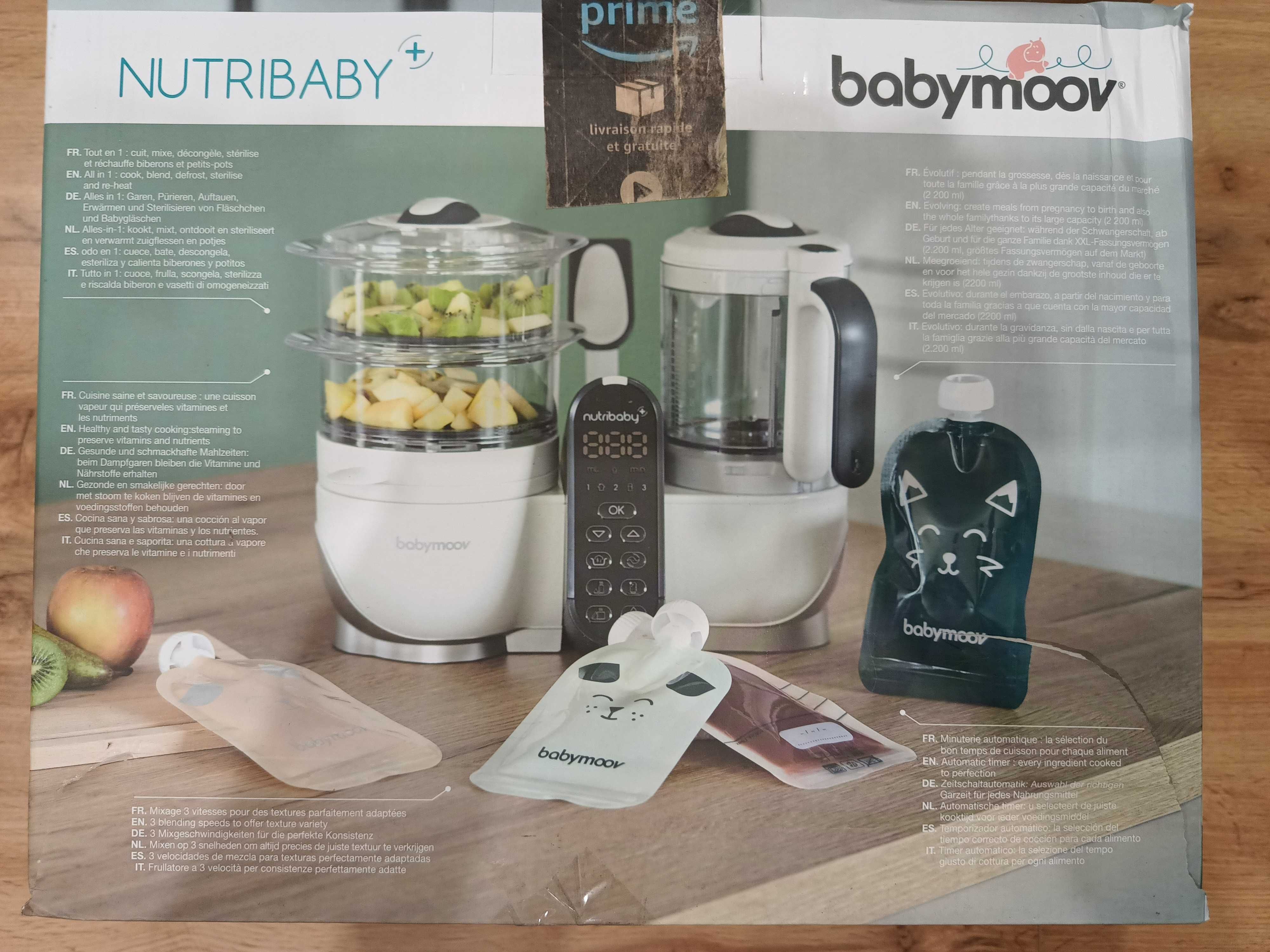 "Babymoov Nutribaby+" Robot do posiłków dla niemowląt i nie tylko