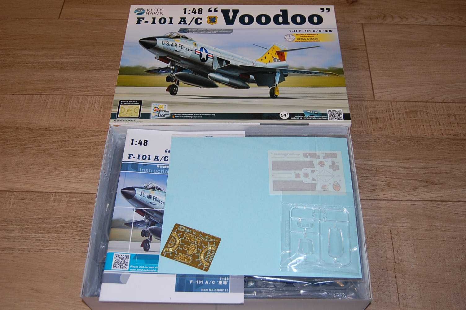 F-101 A/C Voodoo, KittyHawk , skala 1/48